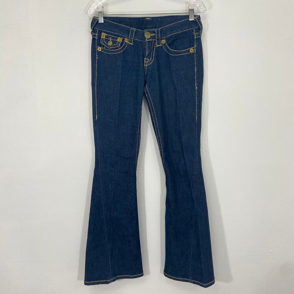 True Religion Joey Big T Flare Twisted Leg